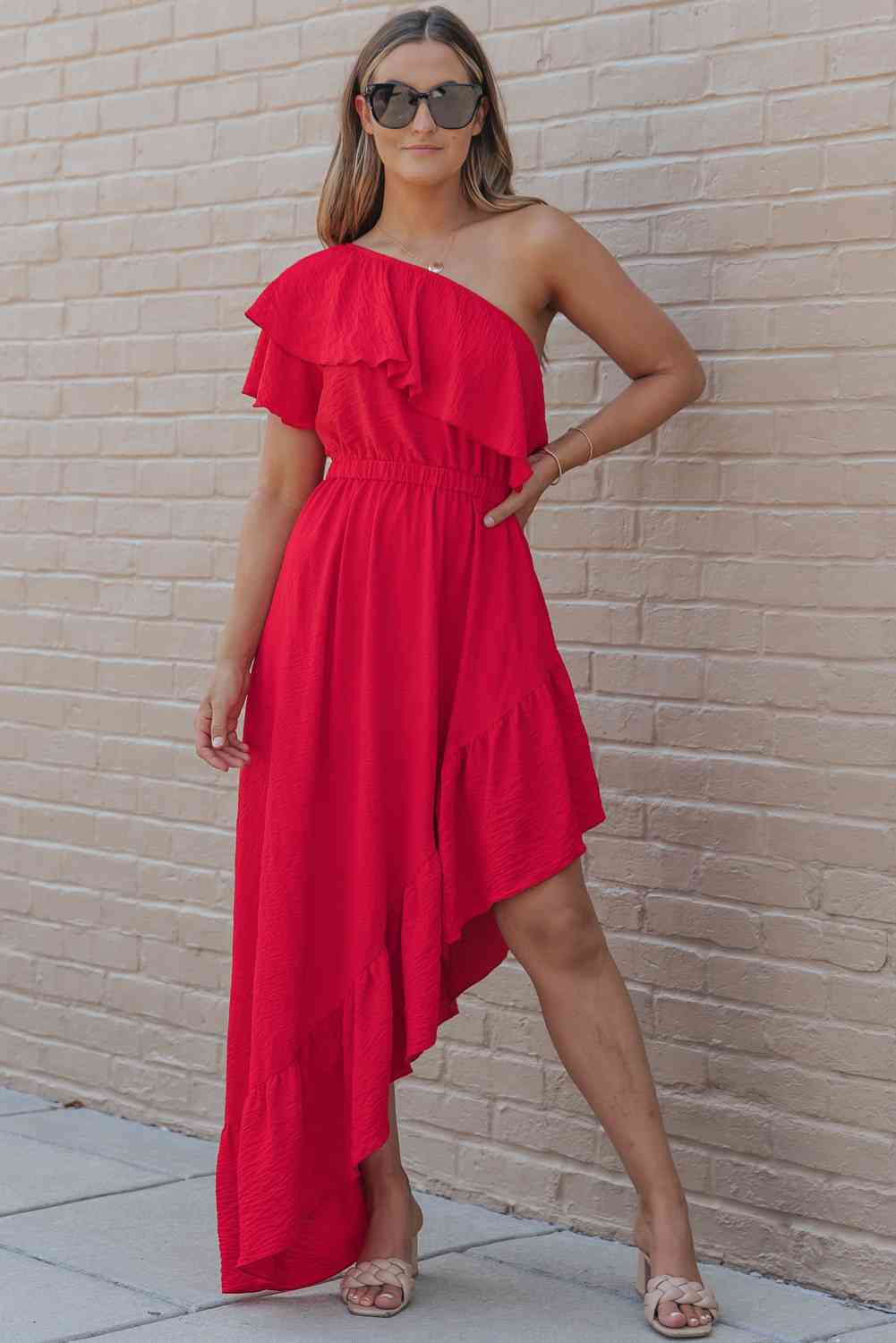 One-Shoulder Resort Maxi Dress