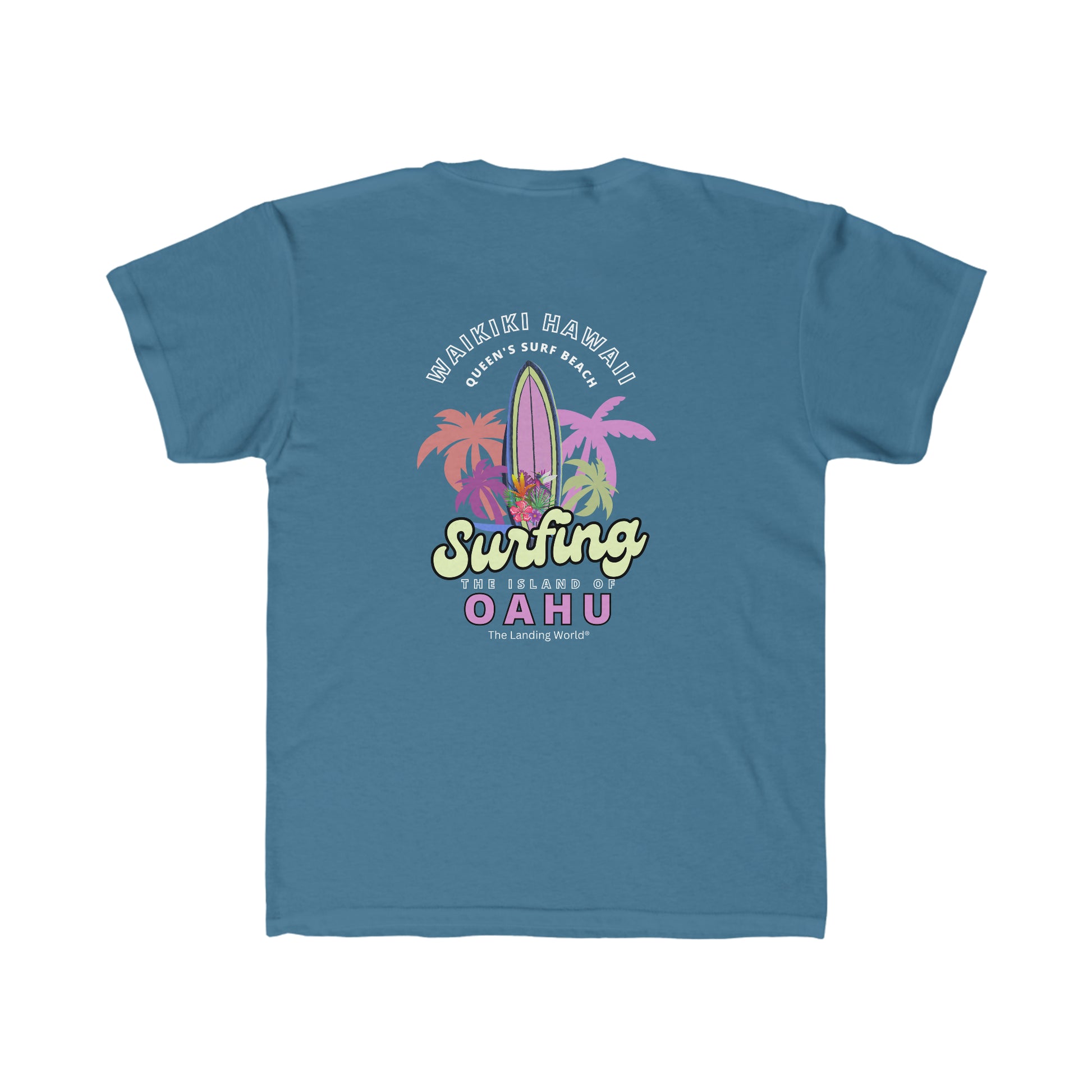 Kids Surfing Hawaii Shirt