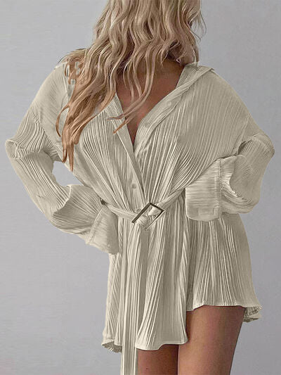 Resort Shirt Mini Dress