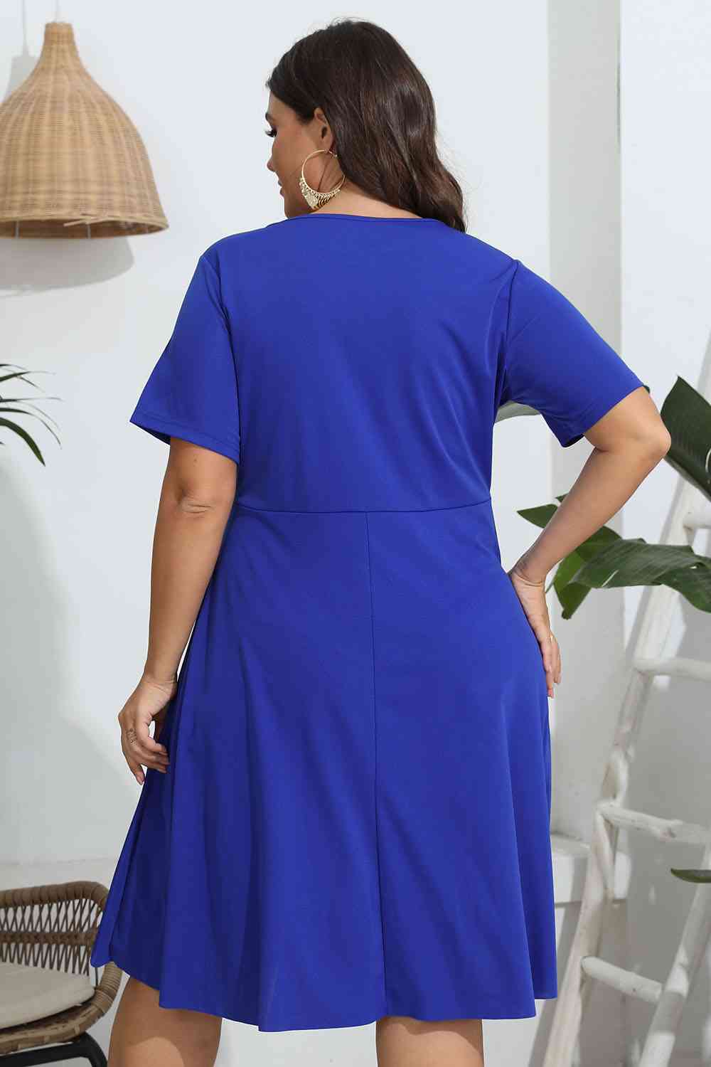 Black Plus Size Resort Vacation Dress