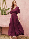 Classic Cerise Resort Midi Dress