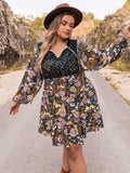 Plus Size Boho Short Summer Dress