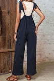 Super Cute Resort Fashion Wide Leg Overalls