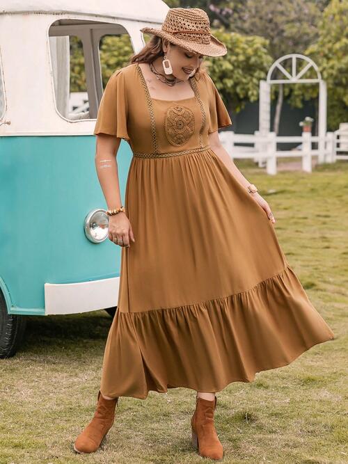 Plus Size Boho Summer Maxi Dress