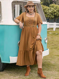 Plus Size Boho Summer Maxi Dress