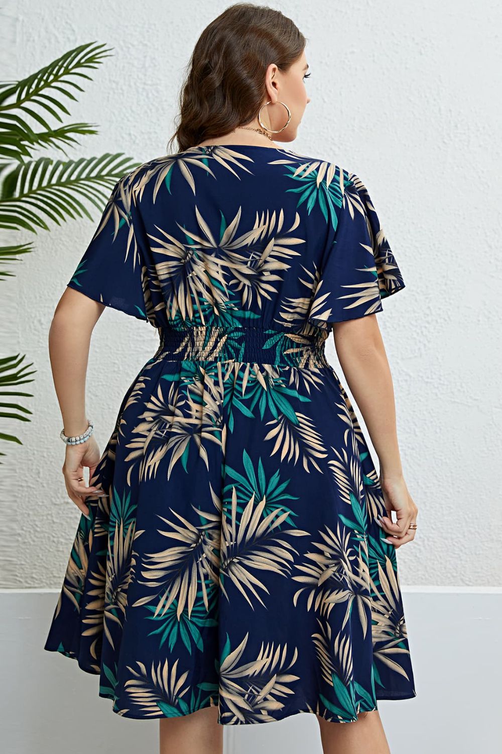 Tropical Plus Size Resort Dress up to 4XL Perfect Tropical Dress