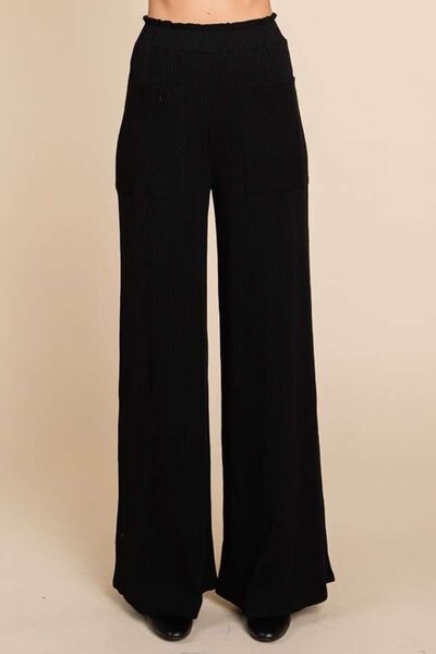 Full Size High Waist Wide Leg Resort Style Pants