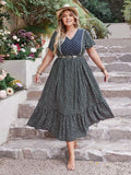 Plus Size Maxi Vacation Dress