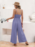 Women's Wide Leg Summer Jumpsuit