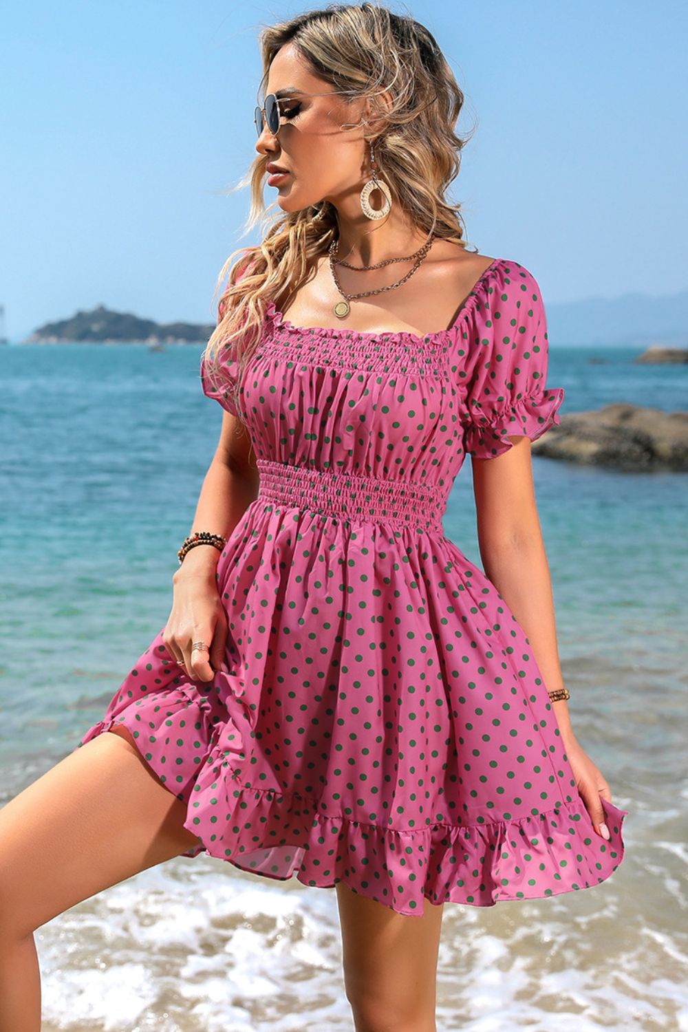 Polka Dot Resort Dress