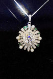 2 Carat Moissanite 925 Sterling Silver Necklace