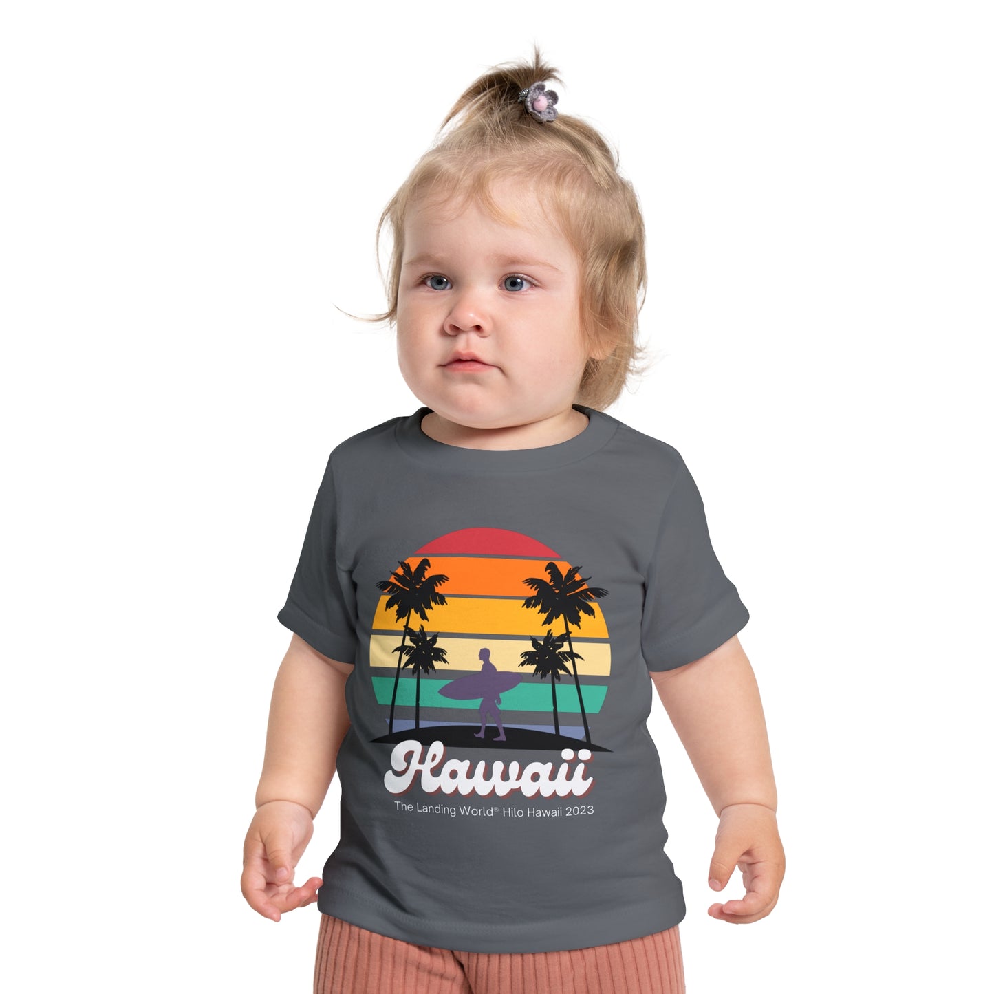 Baby Short Sleeve Hawaii T-Shirt, Beach Baby Gift Idea, Baby Hawaii Shirt Gift