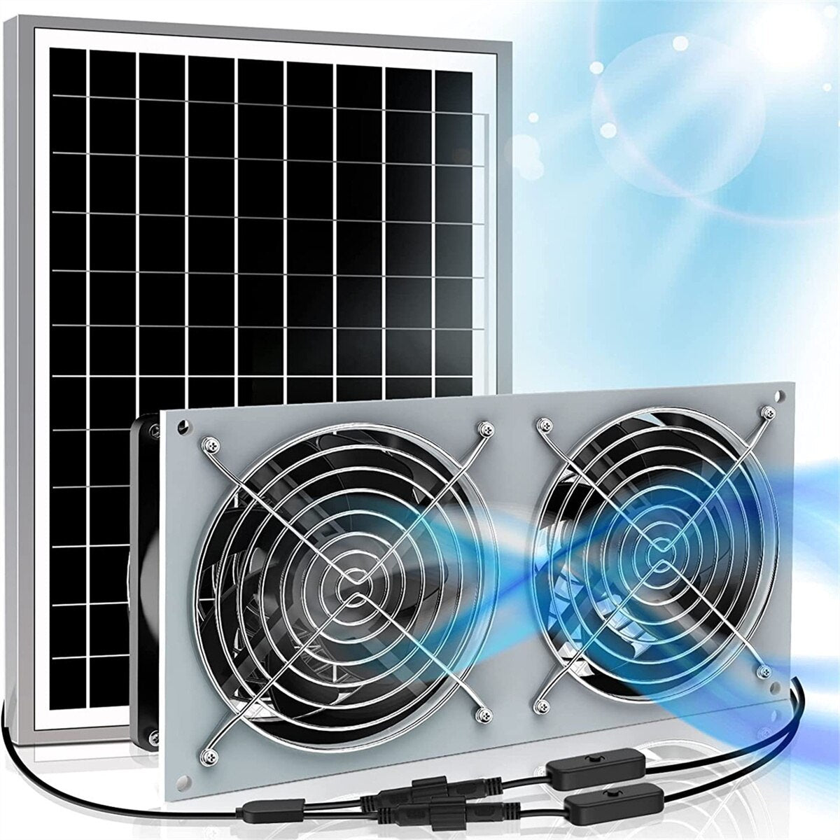 Solar Power Fan - LOW Price for our OFF Grid Friends!