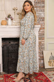 Plus Size Long Sleeve Summer Maxi Dress