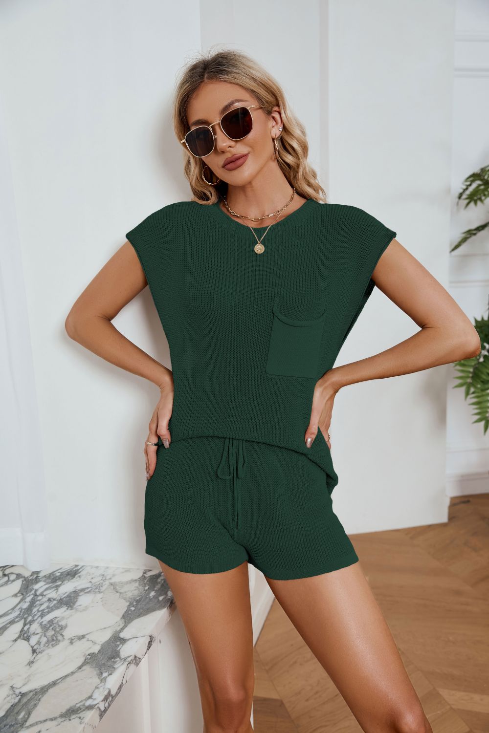 Women's Resort Wear Shorts Set