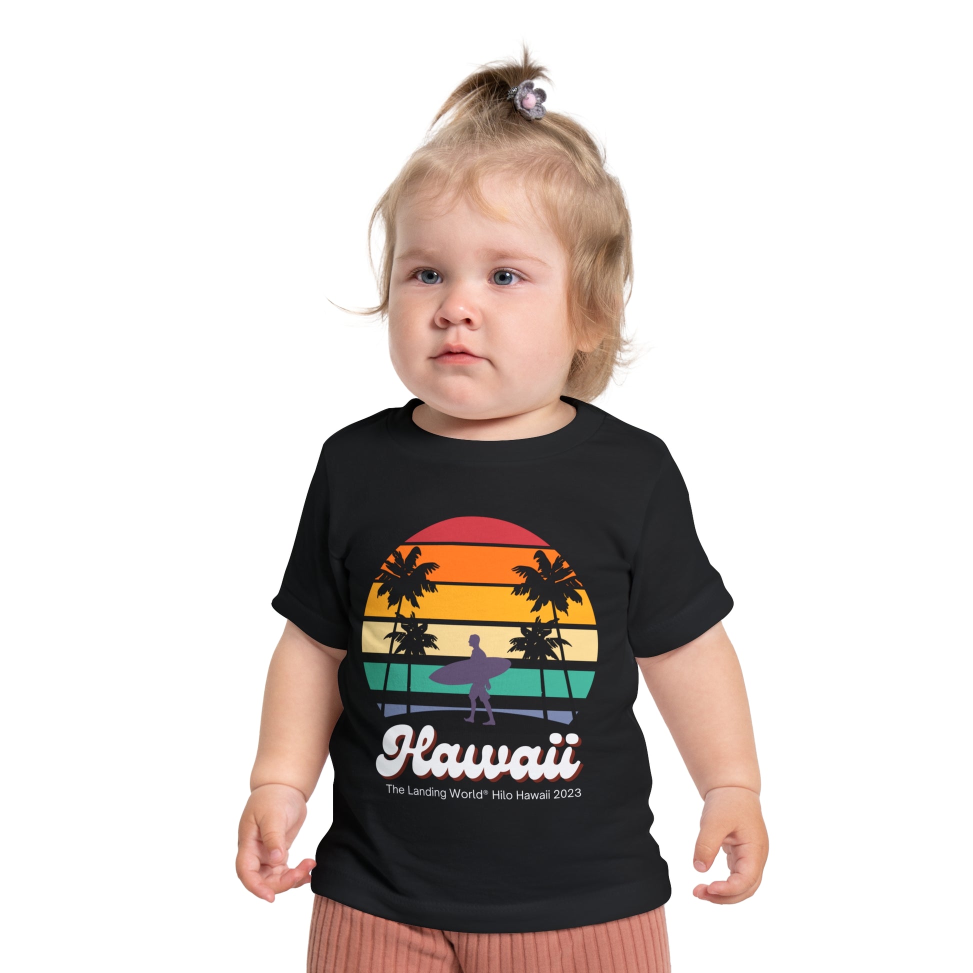 Baby Short Sleeve Hawaii T-Shirt, Beach Baby Gift Idea, Baby Hawaii Shirt Gift