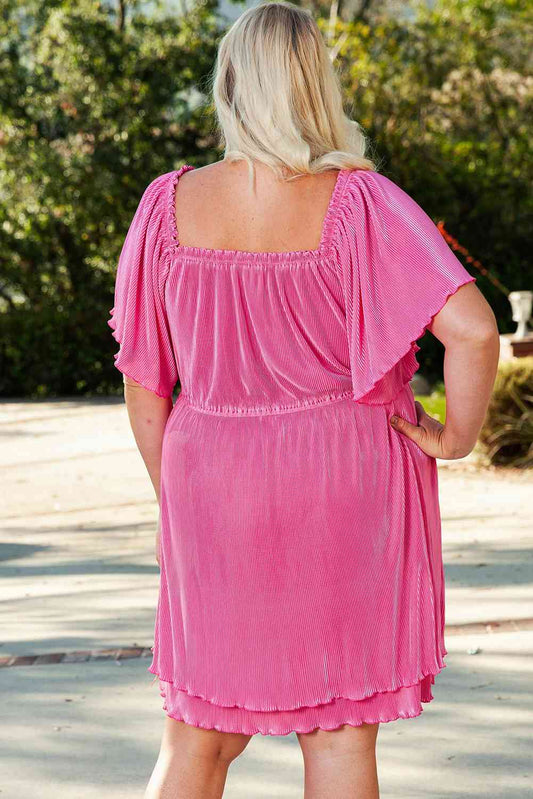 Plus Size Pink Summer Dress