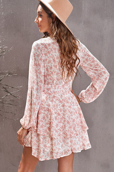 Floral Tie Waist Summer Dress