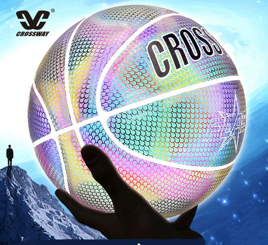 Luminous Holographic Reflective Basketball Ball