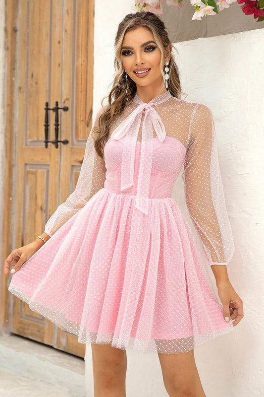 Pink Summer Cocktail Dress