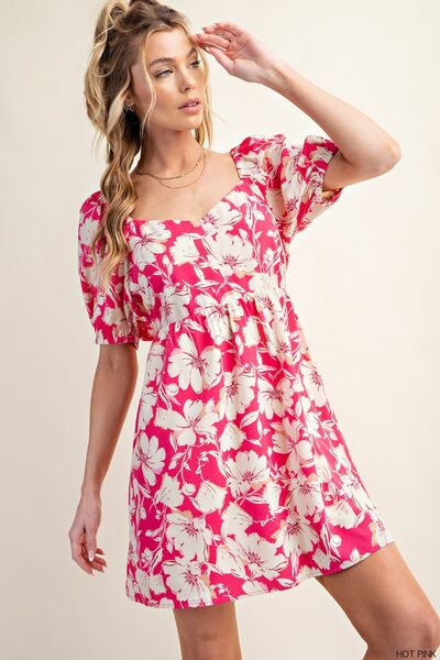 Floral Mini Resort Dress