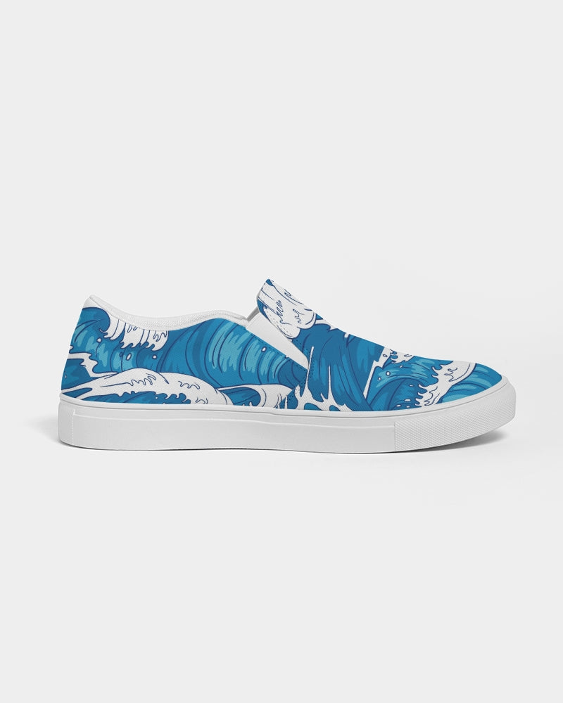 Waves Men's Slip-On Canvas Shoes