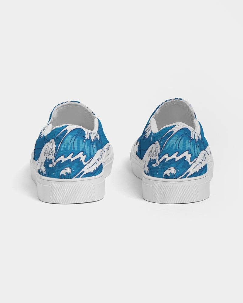 Waves Men's Slip-On Canvas Shoes
