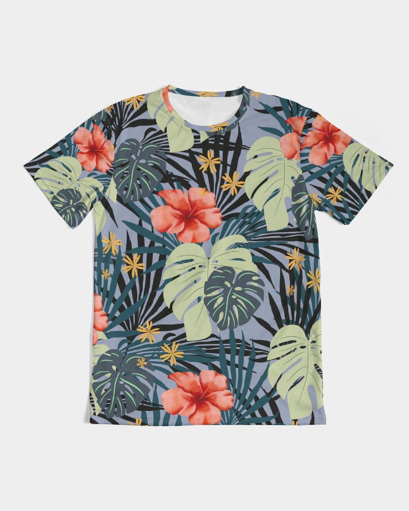 Hawaiian Hibiscus Men's Hawaiian Print T'Shirt