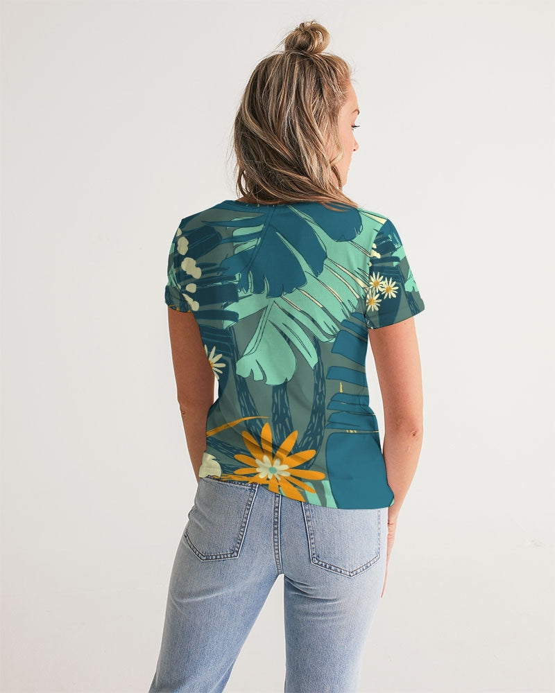 Jungle Blues Women's Tropical Print T'Shirt