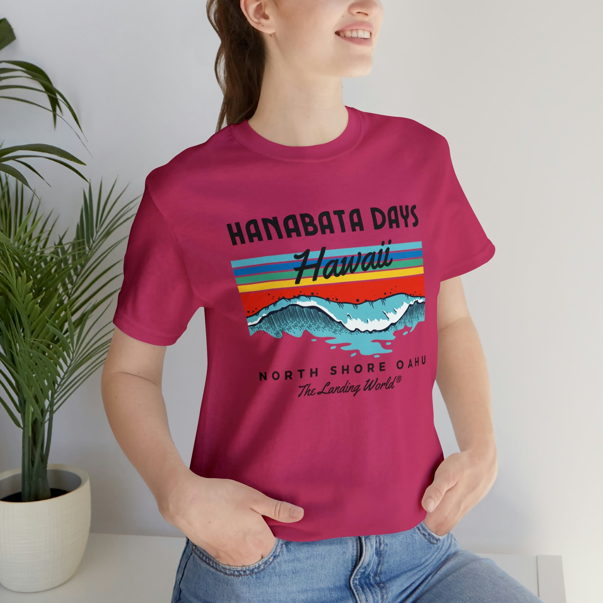 Hanabata Days Shirt, Hawaii North Shore Shirt, Unisex Hanabata Days T-Shirt