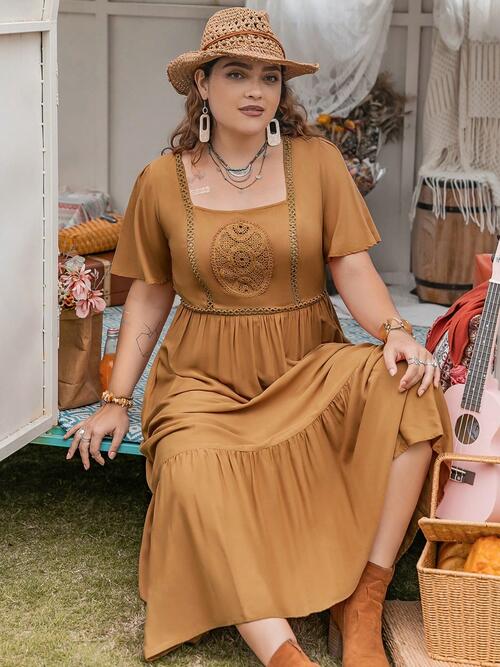 Plus Size Boho Summer Maxi Dress