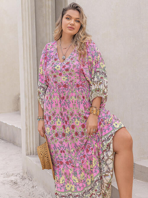 Plus Size Floral Summer Maxi