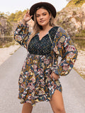 Plus Size Boho Short Summer Dress