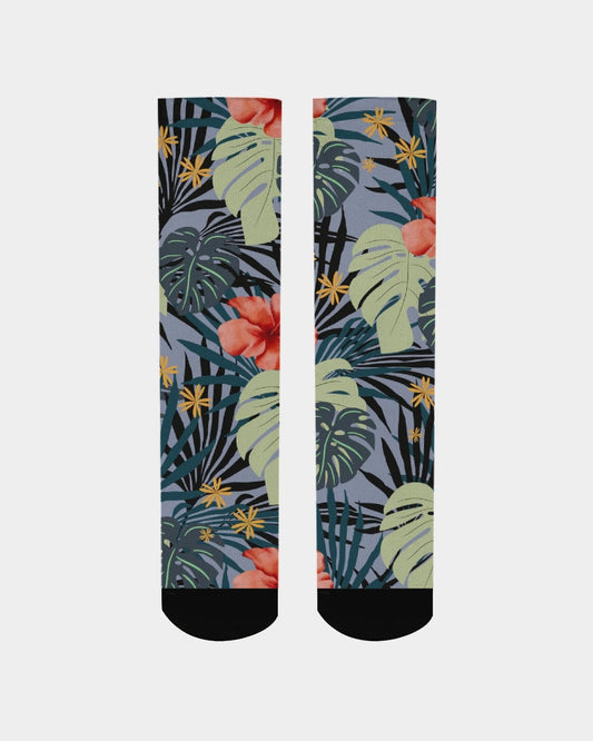 Hawaiian Hibiscus Men's Socks