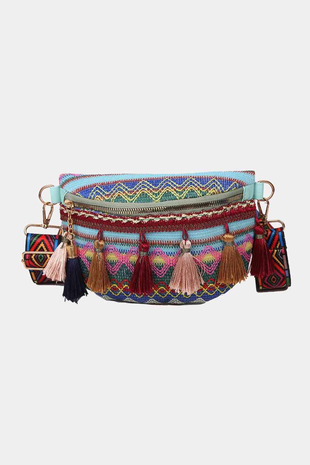 Bohemian Sling Bag with Tassels - SUPER CUTE!