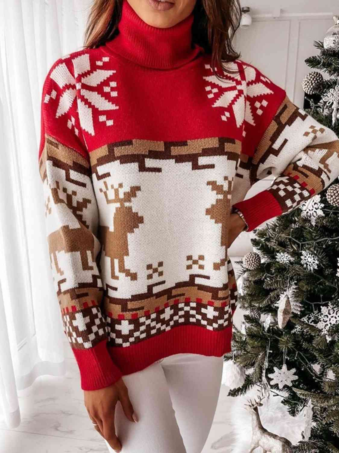 Reindeer Christmas Sweater