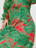 Plus Size Tropical Resort Dress