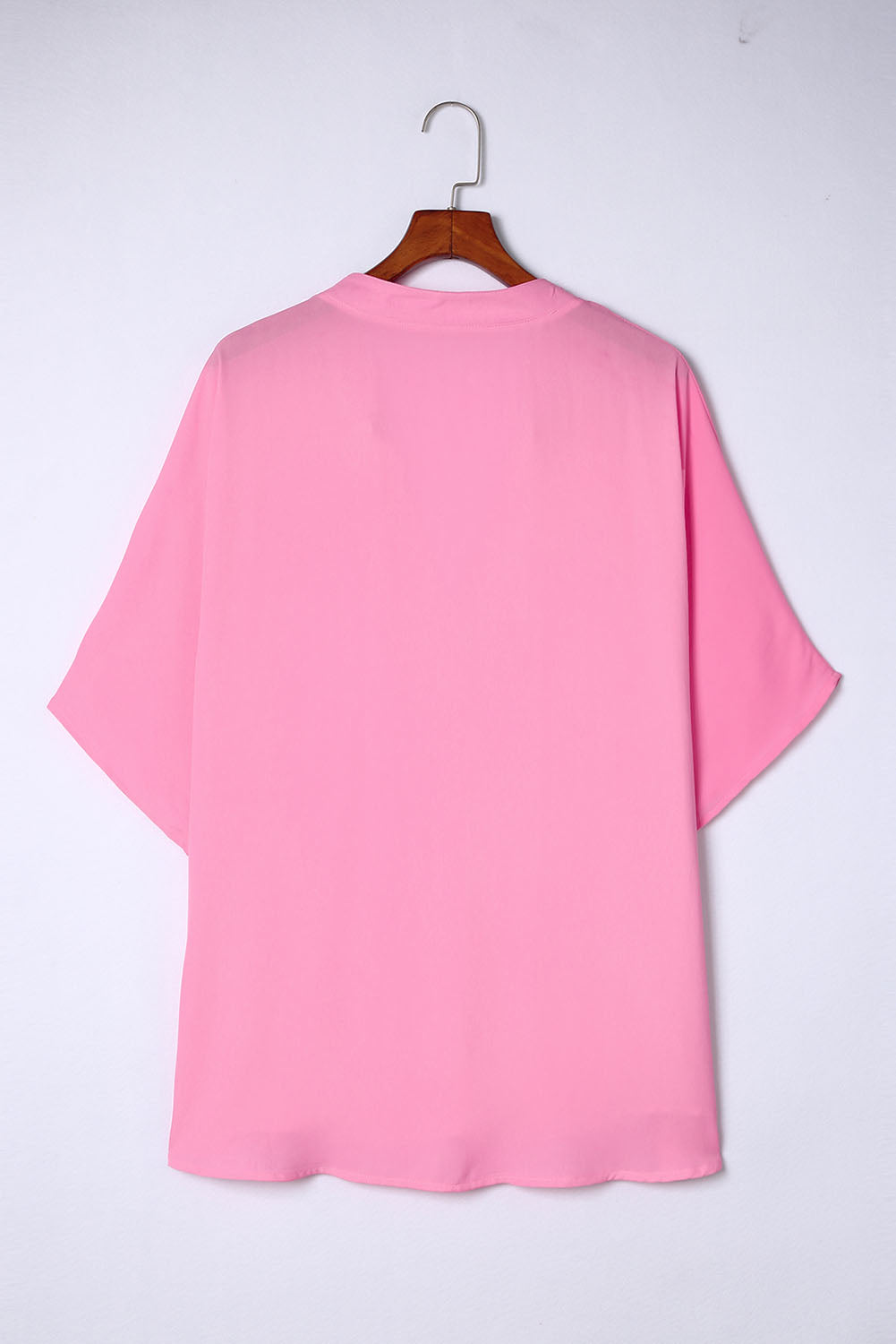 Plus Size Pink Summer Resort Blouse