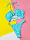 Chain Detail Two-Piece Resort Bikini Set