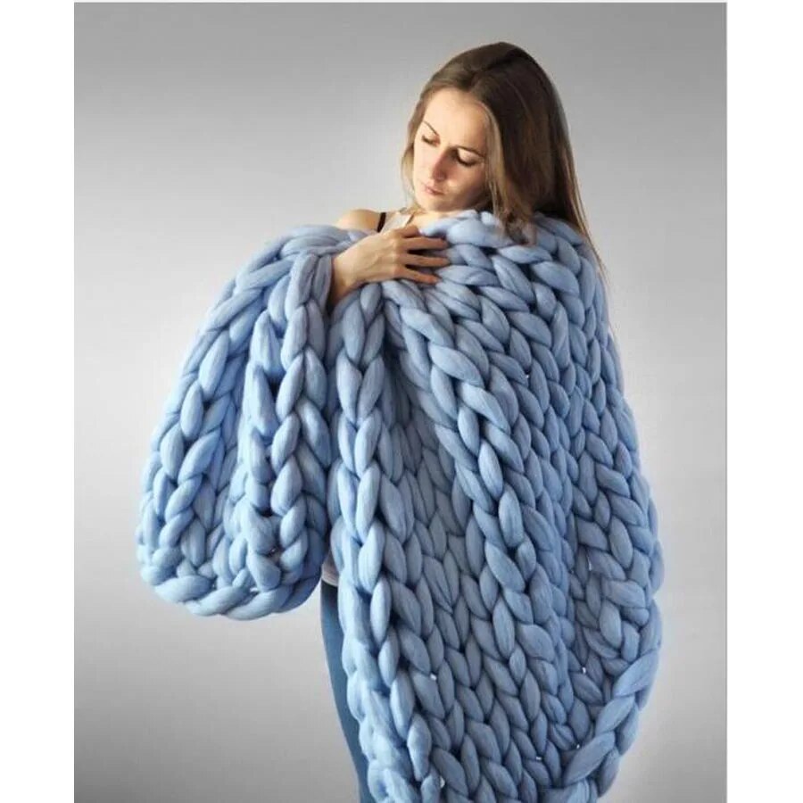 Weighted Knitted Blanket