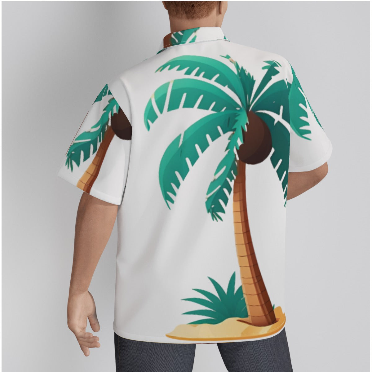 Men's Palm Tree Hawaiian Shirt