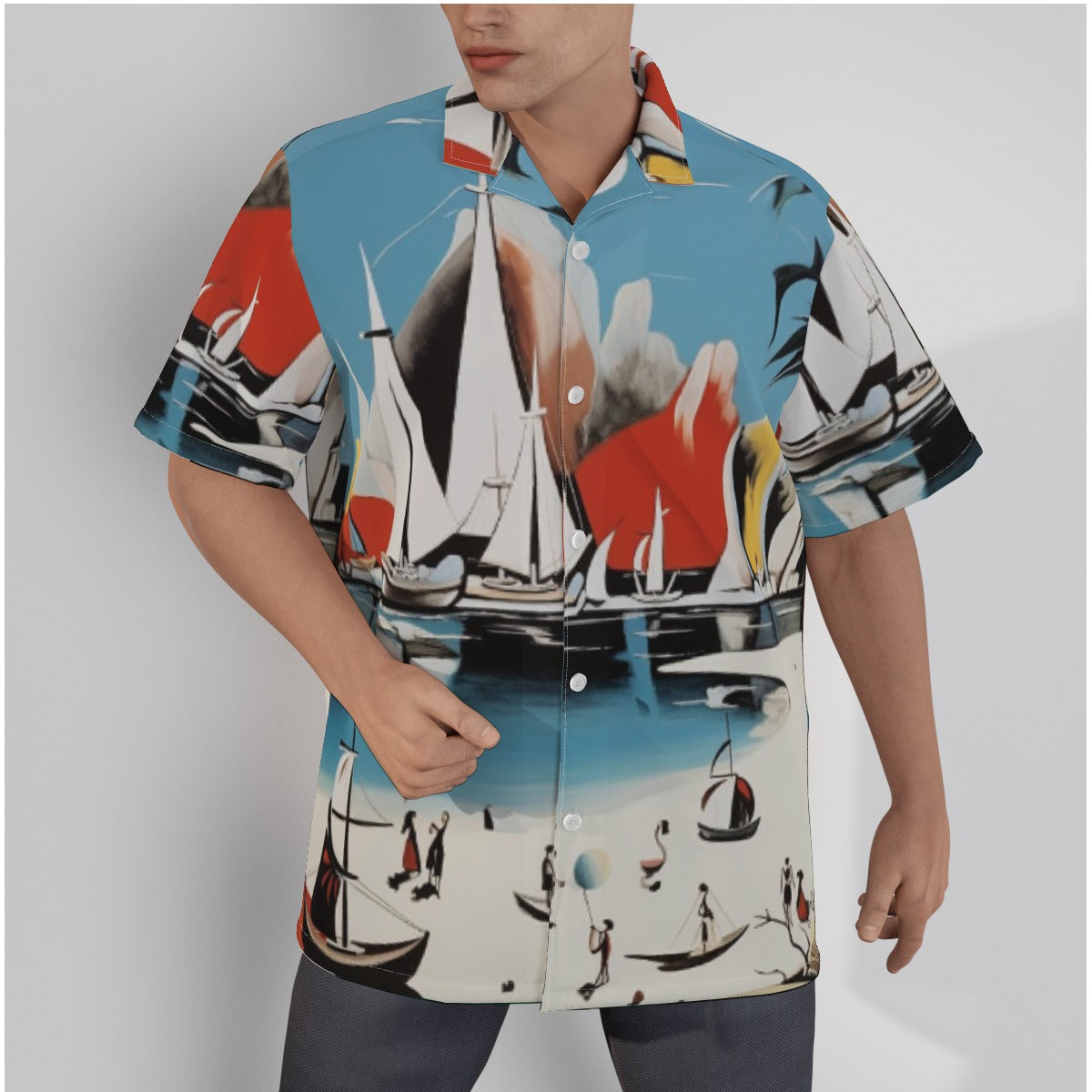 Men's Sailing Boat Shirt