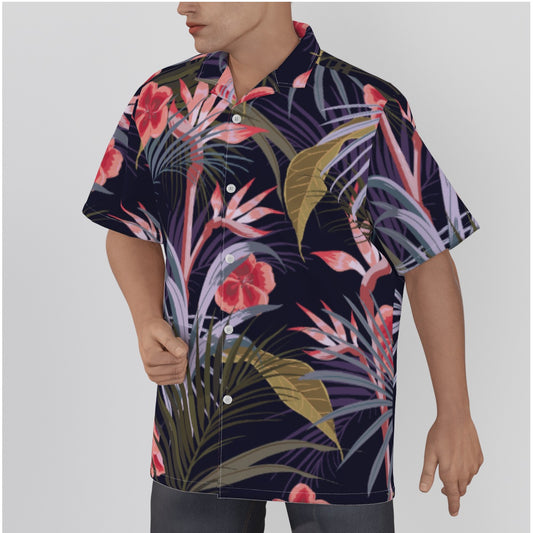 Men's Maui Hawaiian Shirt, Men's 99% Cotton Hawaiian Shirt