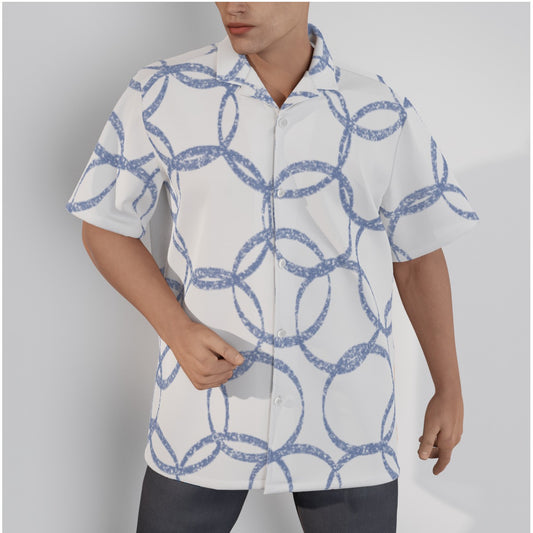 Men's Blue Rings Resort Shirt