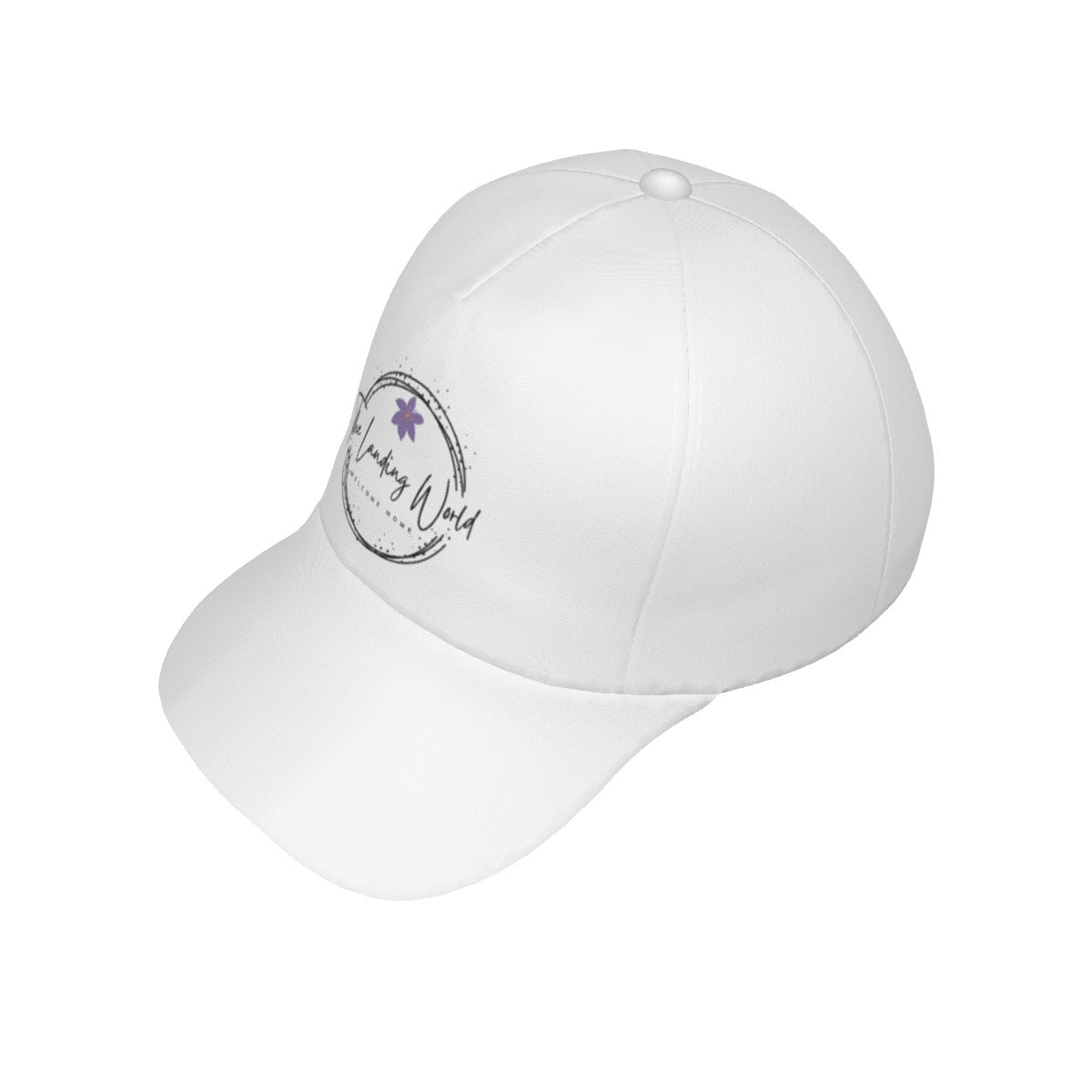 The Official Landing World White Logo Baseball Cap