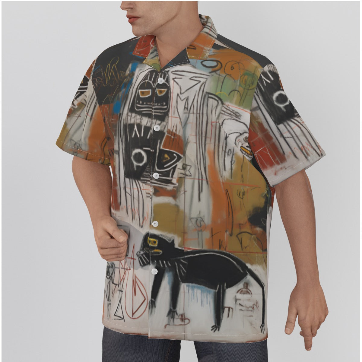 Men's Sabi Sabi Resort Shirt, Men's 99% Cotton Beach Shirt
