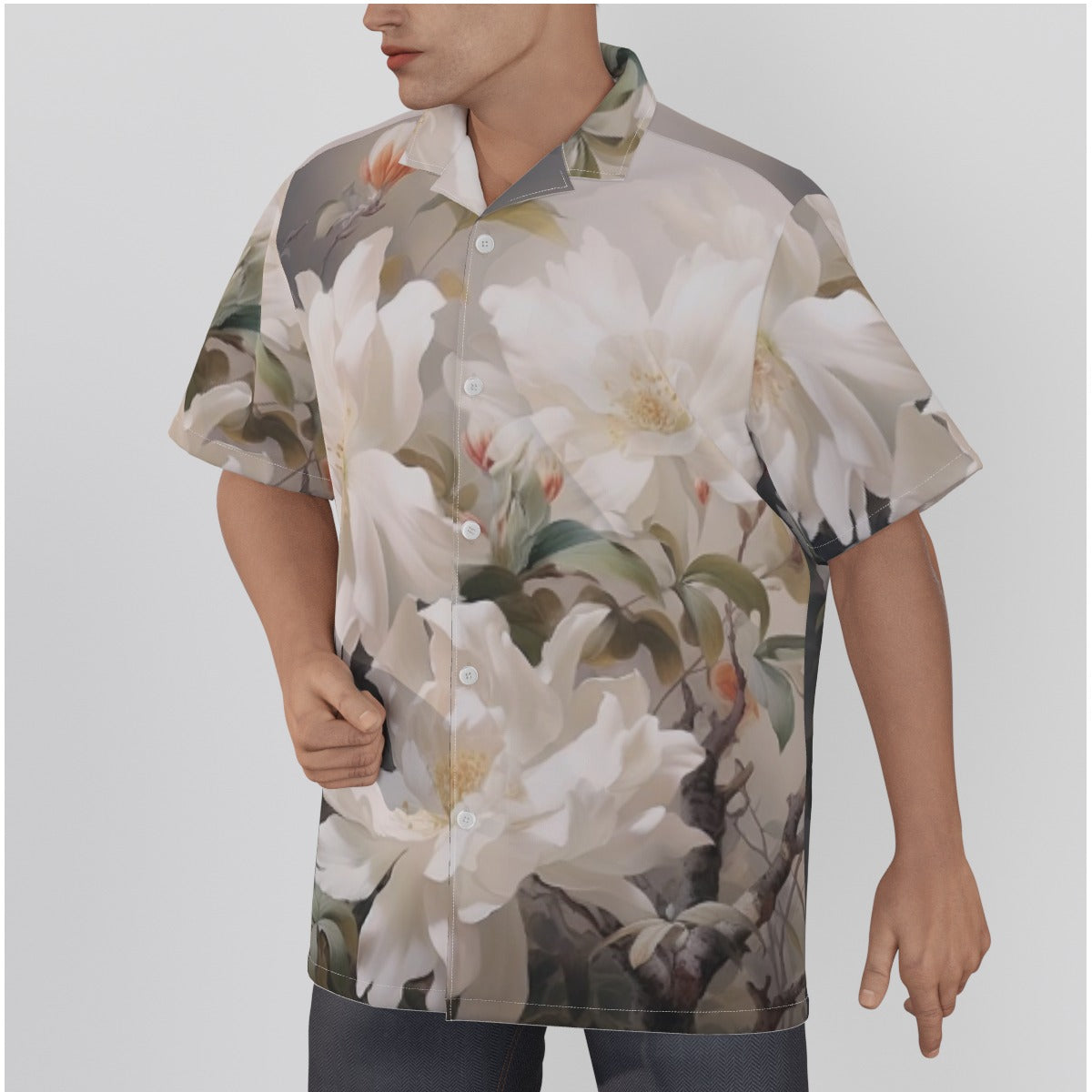 Men's Floral Resort Shirt