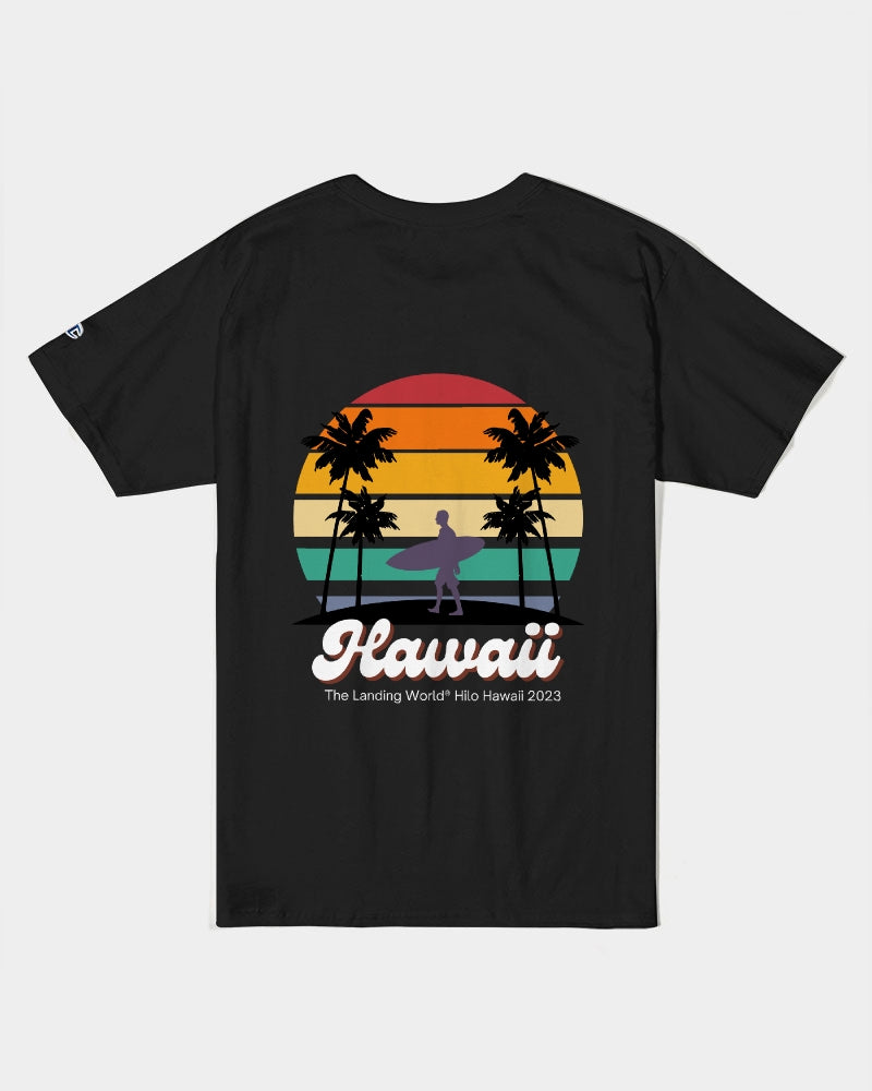 Hawaii Sunset T-Shirt Unisex 100% Cotton Tee | Champion