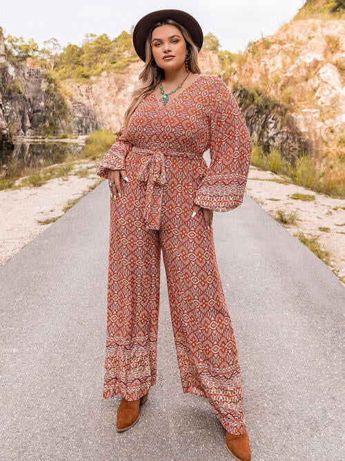 Plus Size Boho Summer Jumpsuit