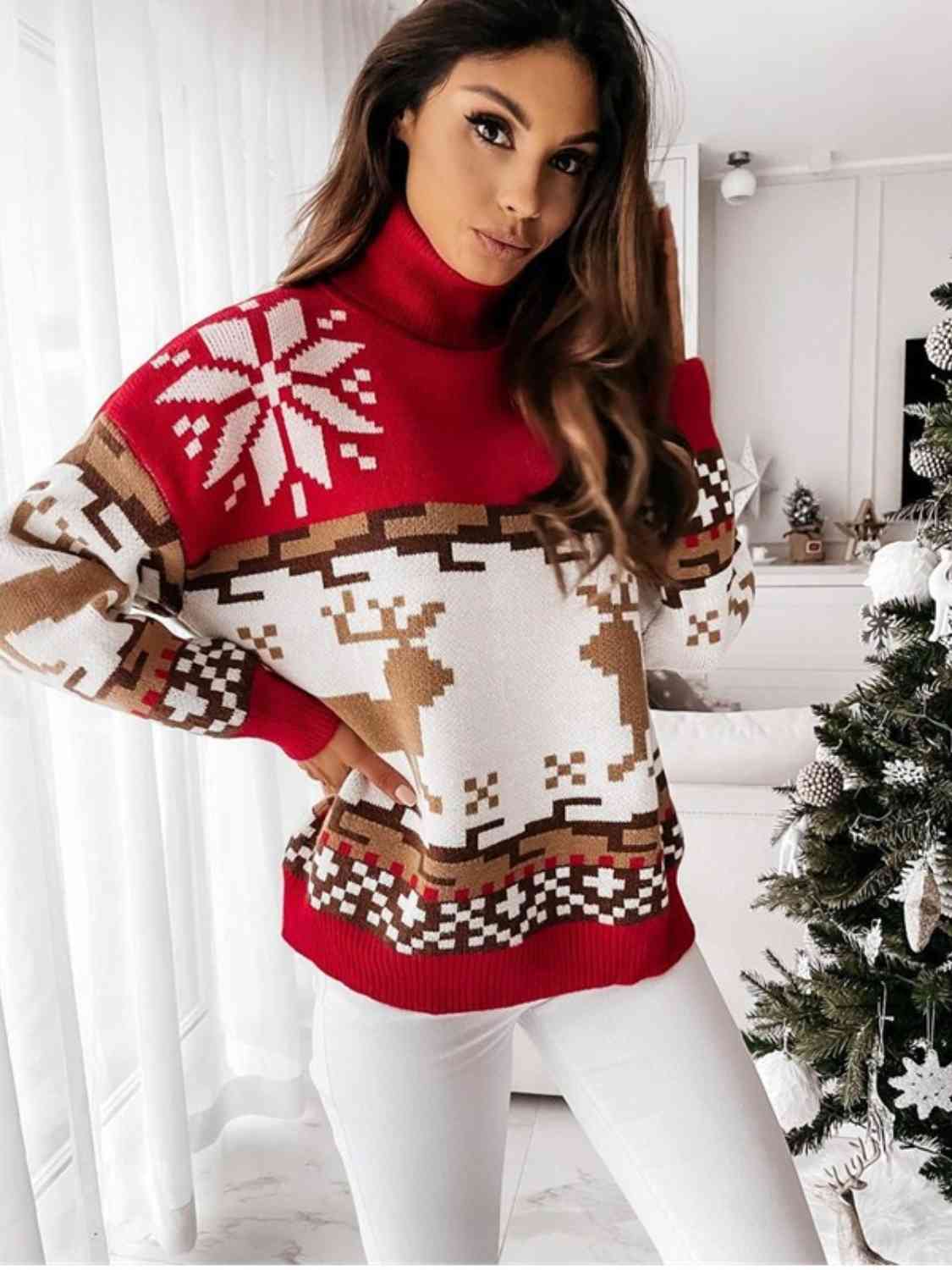 Reindeer Christmas Sweater